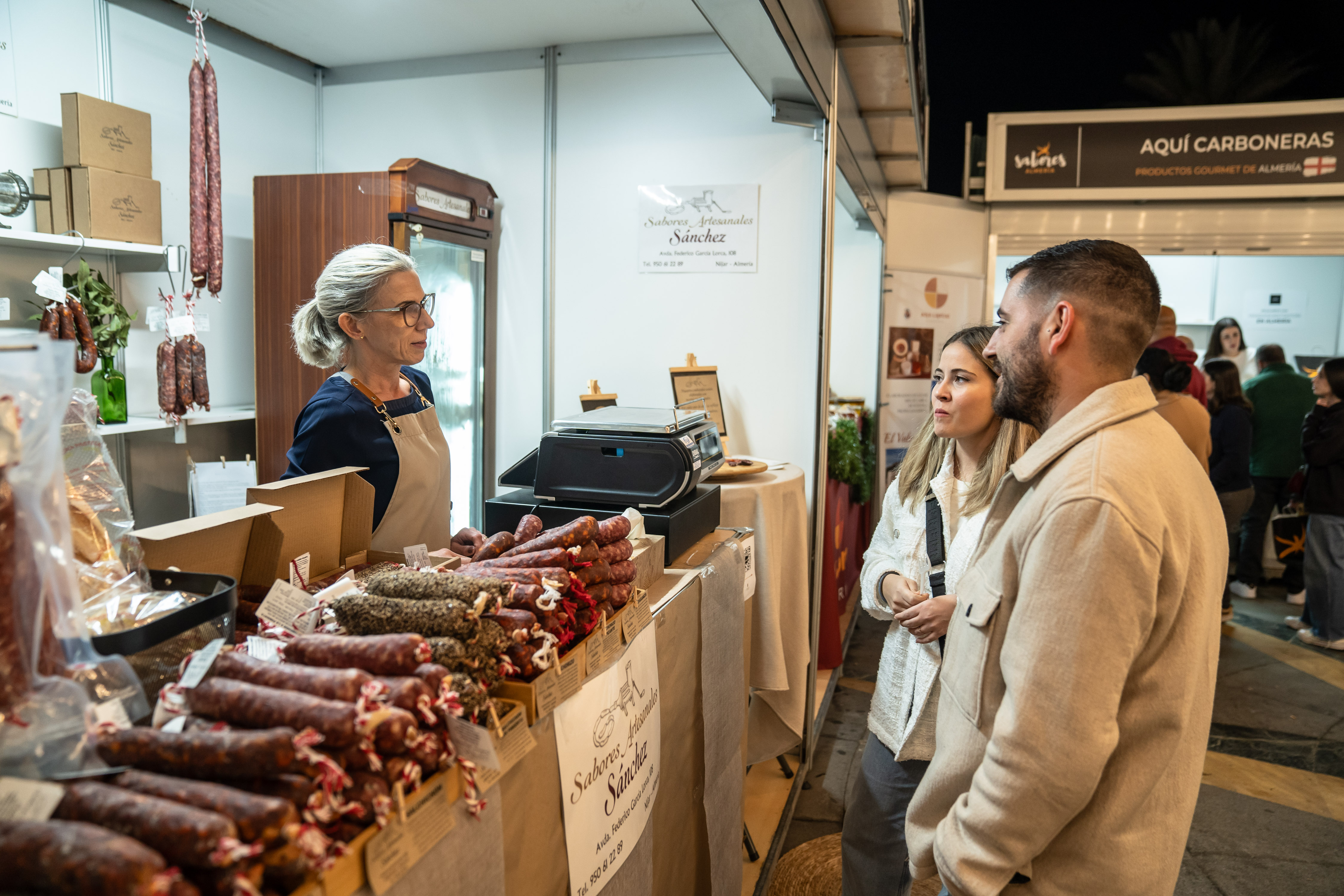 feria sabores almeria navidad carnicas hermanos sanchez