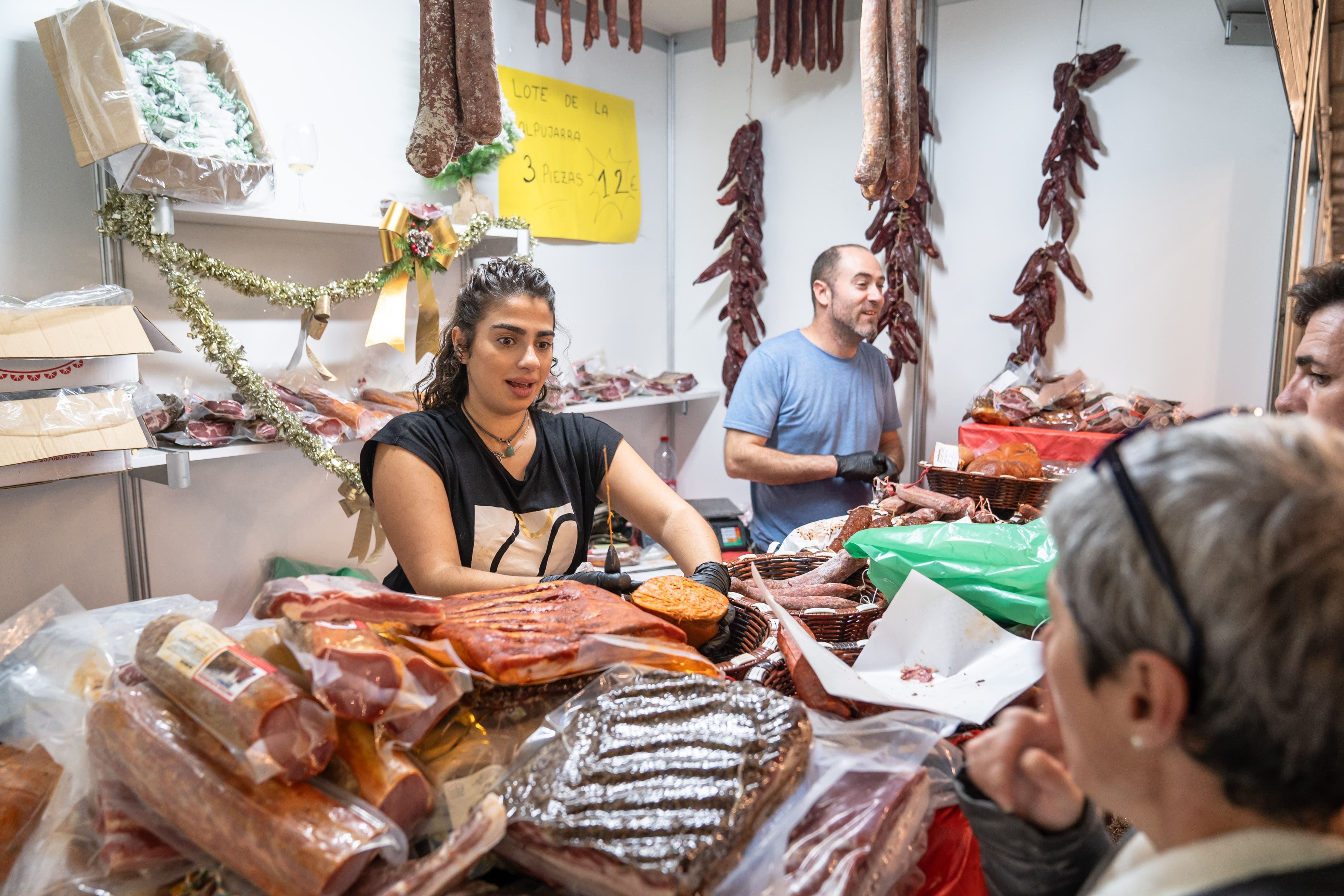 FERIA SABORES ALMERIA NAVIDAD EMBUTIDOS ALPUJARREÑOS