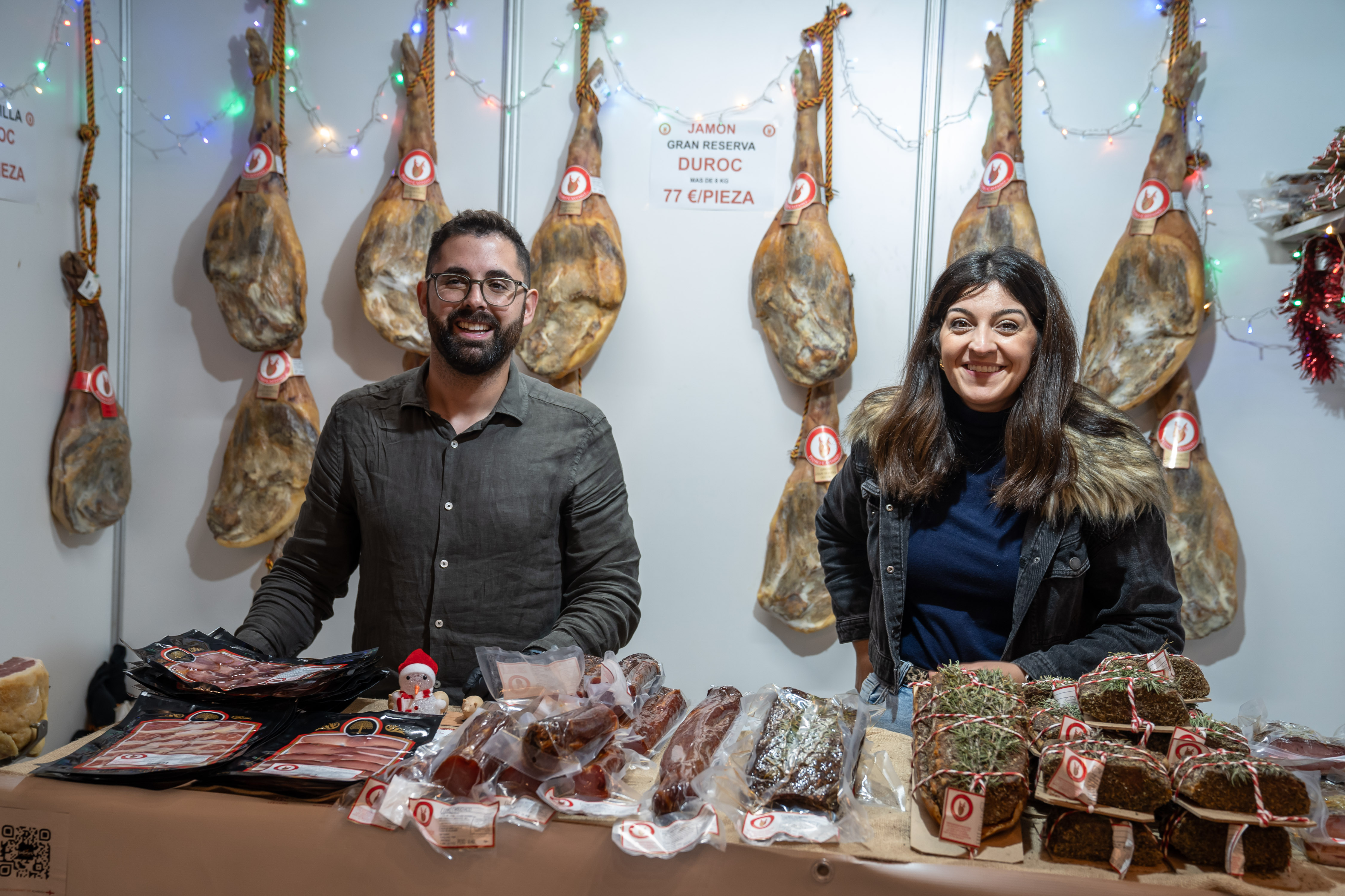 FERIA SABORES ALMERIA NAVIDAD JAMONES PEDRO CASTAÑO