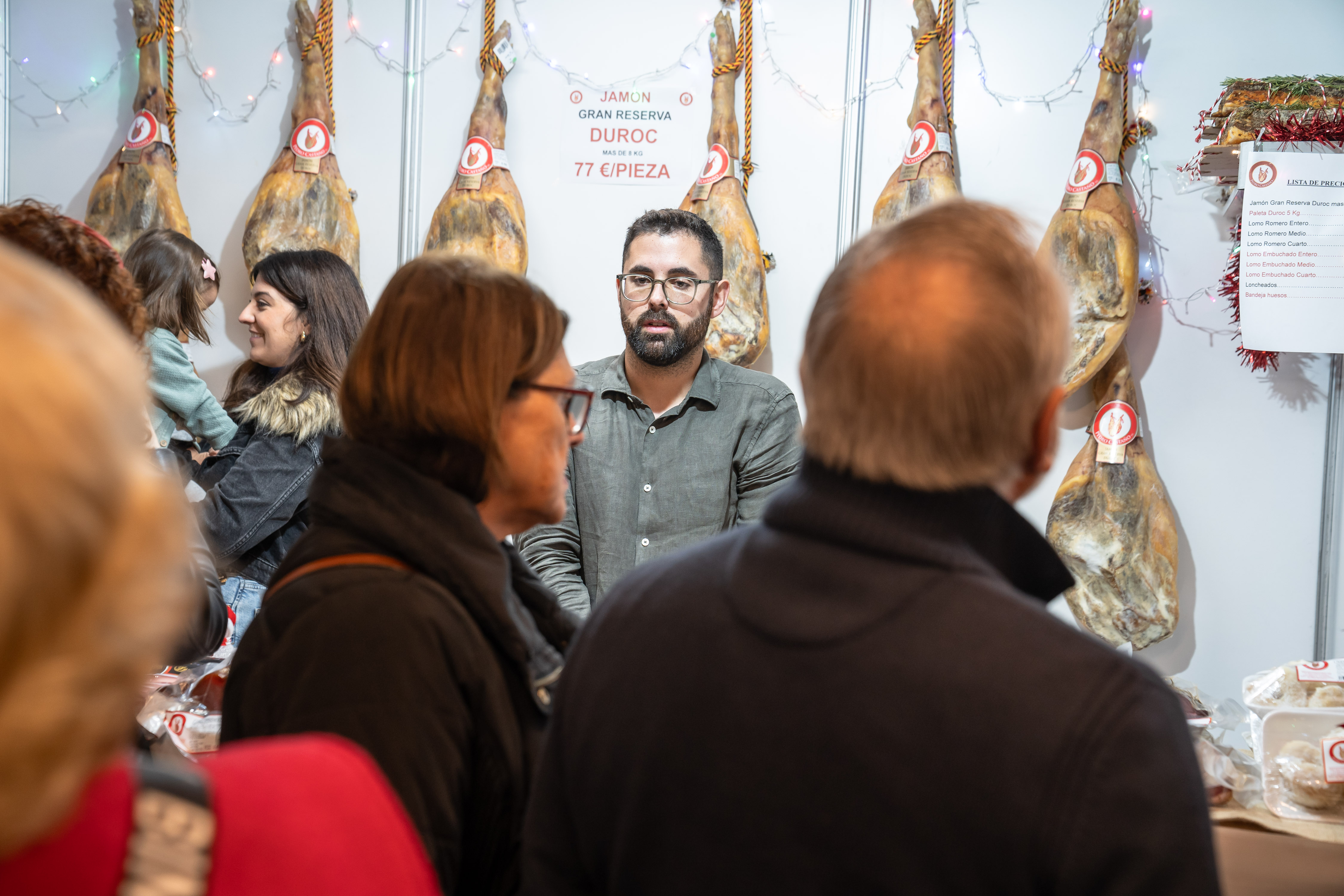 FERIA SABORES ALMERIA NAVIDAD JAMONES PEDRO CASTAÑO