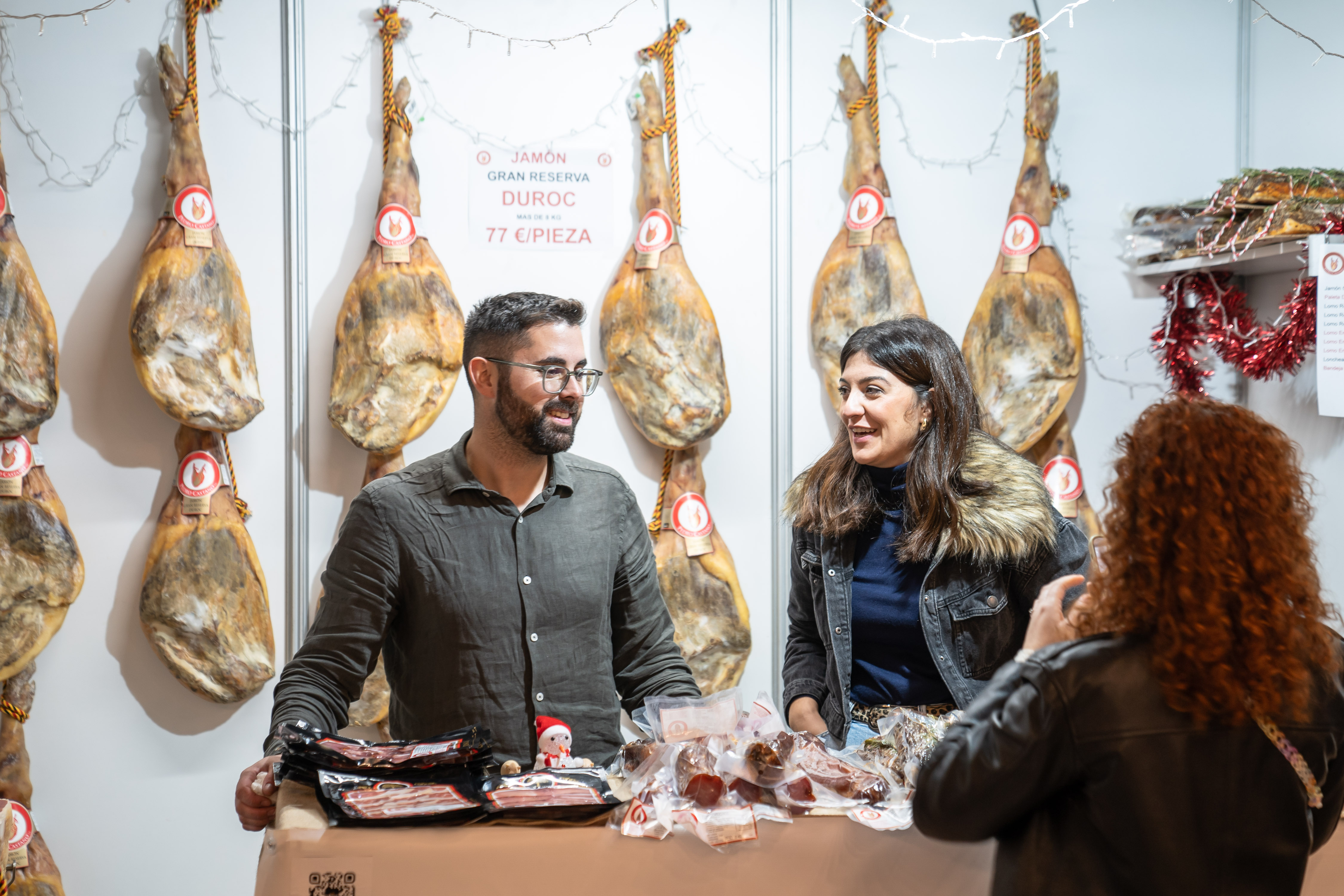 FERIA SABORES ALMERIA NAVIDAD JAMONES PEDRO CASTAÑO