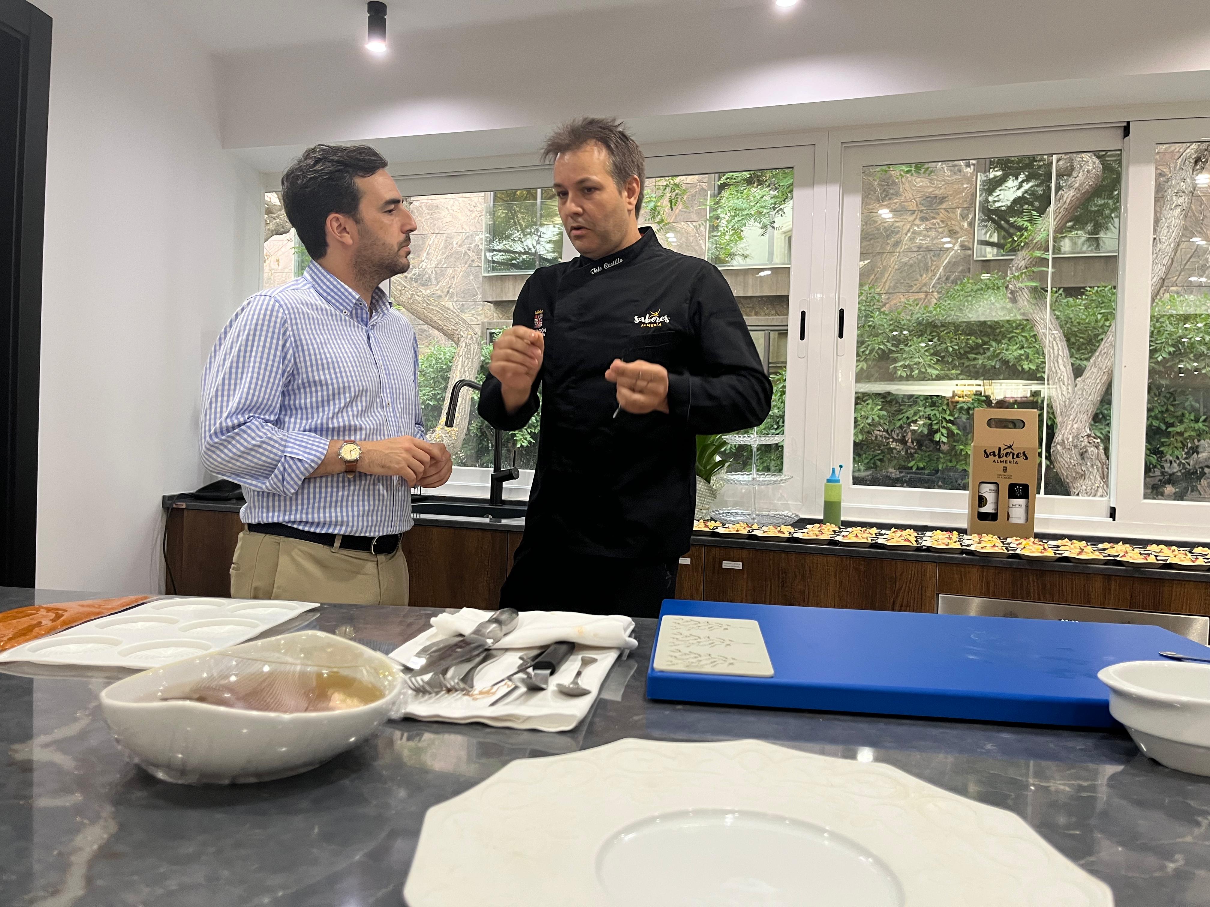 sabores almeria show cooking