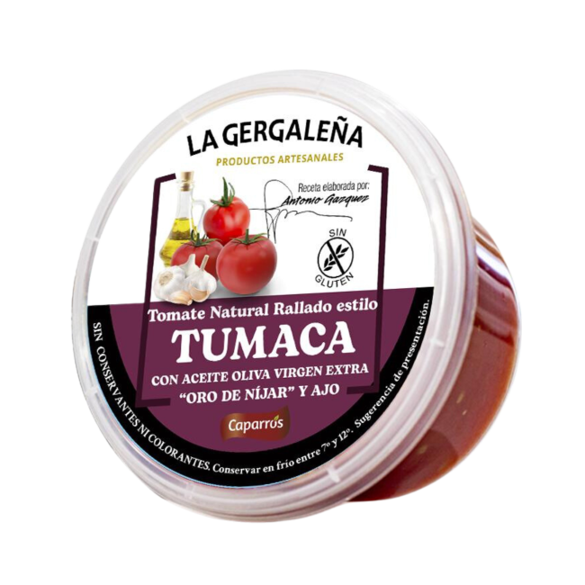 tomate natural rallado estilo tumaca