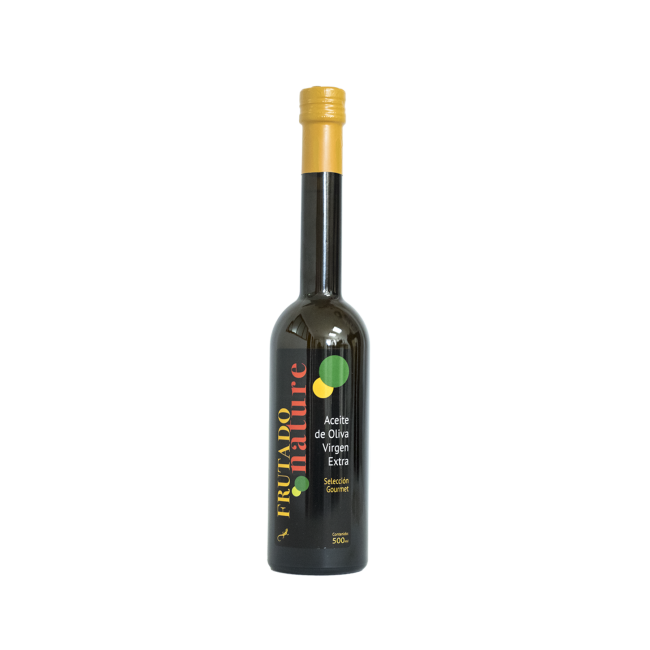 AOVE Frutado NatureGreen gourmet.Botella Cristal 500ml