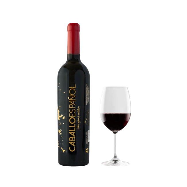 Vino Tinto Caballo Español (Edición Oro